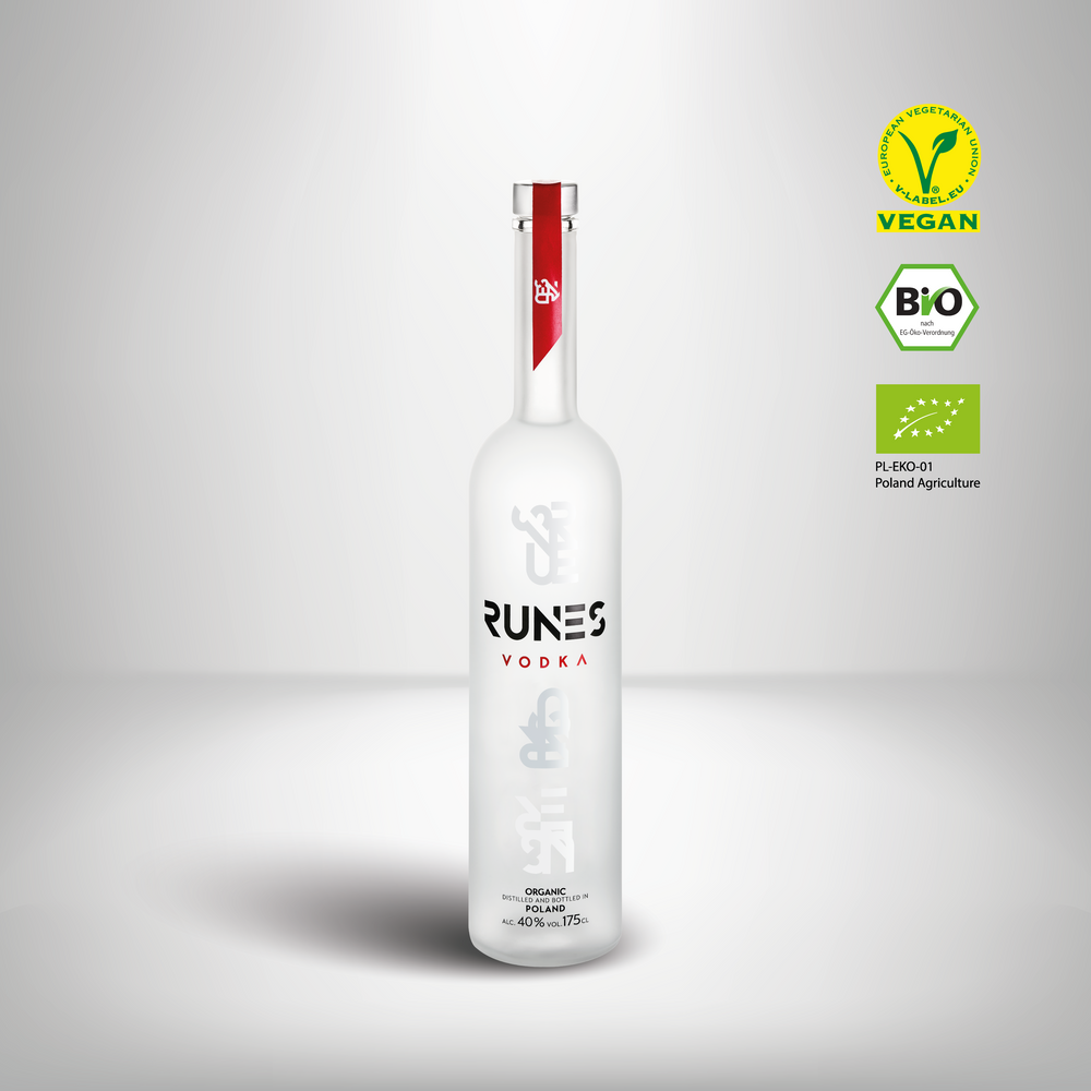 RUNES Organic Vodka 1750ml Flasche
